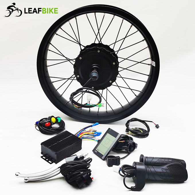 20 inch 48V 52V 500W 750W 1000W freewheel Cassette beach snow fat bike hub motor conversion kit