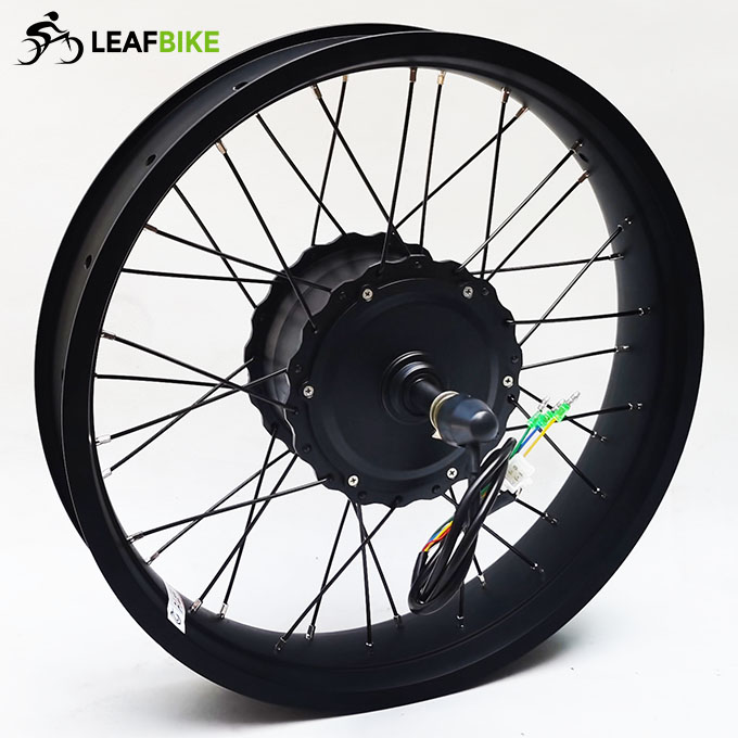 20 inch 48V 52V 500W 750W 1000W freewheel Cassette beach snow fat bike hub motor conversion kit