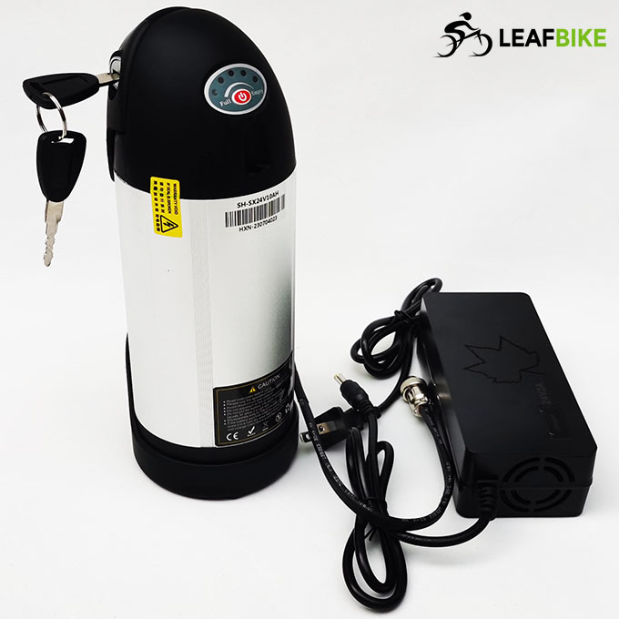 24V 10Ah bottle lithium ion battery