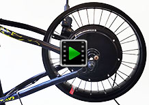 190mm dropout freewheel beach snow fat bike motor conversion kit