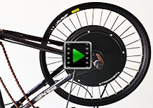 20 inch 1500w rear cassette hub motor kit with lcd003 video