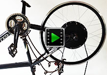 26 inch 48v 1500w rear cassette hub motor electric bike conversion kit video