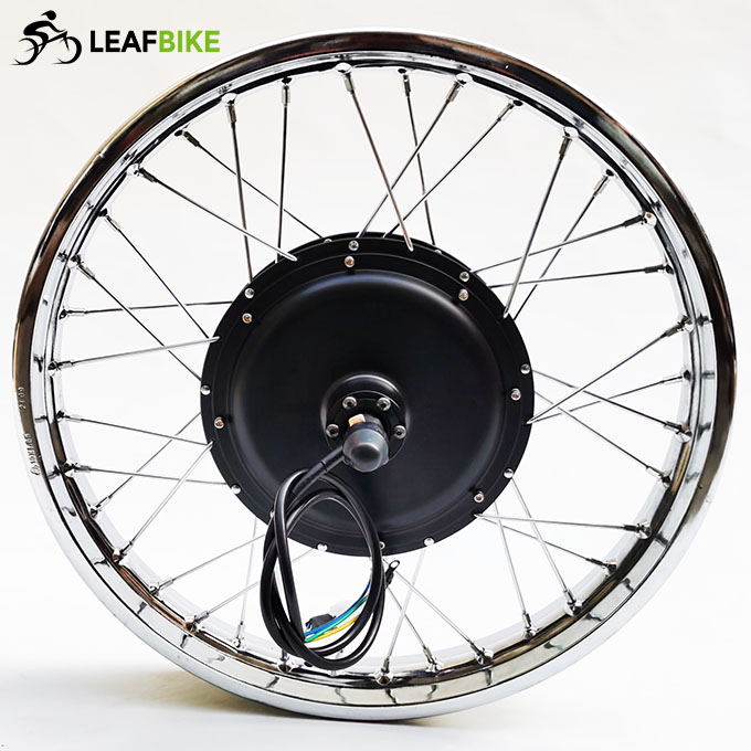 1.85 - 19 inch 60V 2000W rear electric motorcycle motor wheel