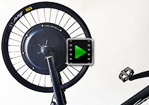 20 inch 1500w front electric bike kit video