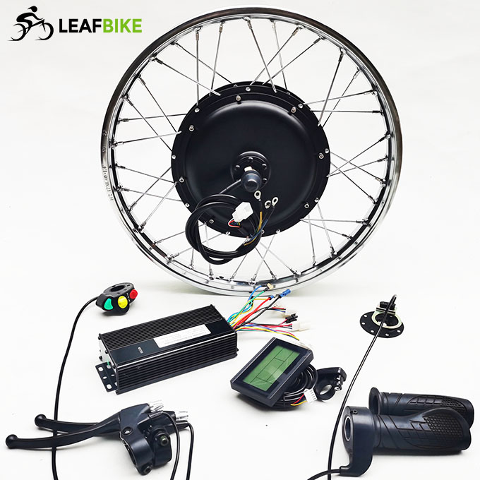 1.4 - 17 inch 48V 1500W rear electric motorcycle motor kit