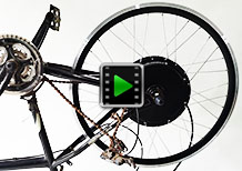 26 inch 48V 1500W rear electric bike kit hub motor wheel video