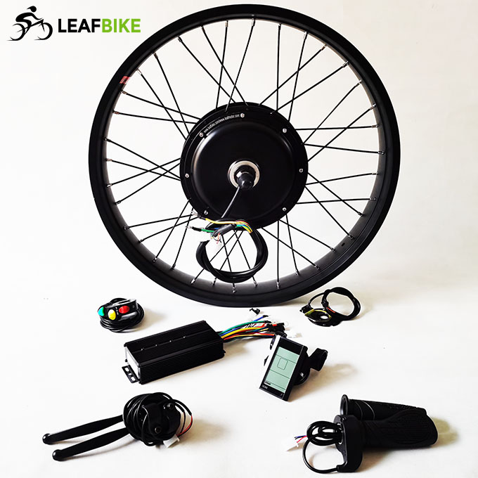 26 inch 72V 3000W front hub motor - Beach Snow Fat Tire bike conversion kit
