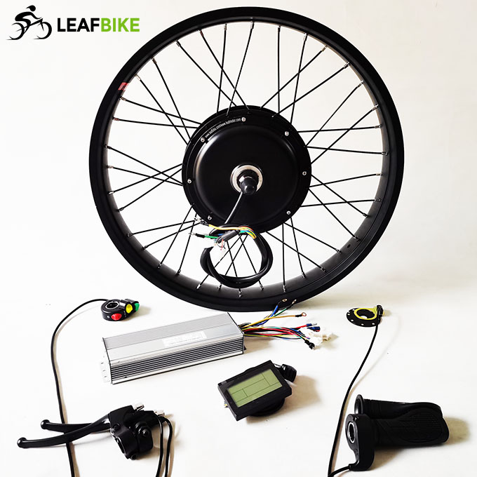 26 inch 60V 2500W front electric hub motor fat bike conversion kit