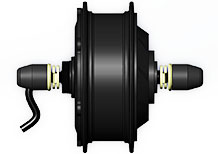 BMX 36V 400W 600W 800W rear hub motor drawing