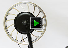 20 inch 48v 1000w front casted bike motor kit video