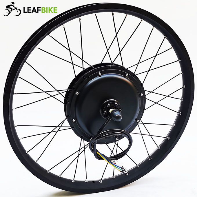 Wide rim 26 inch 48V 52V 1500W rear hub motor - bike conversion kit