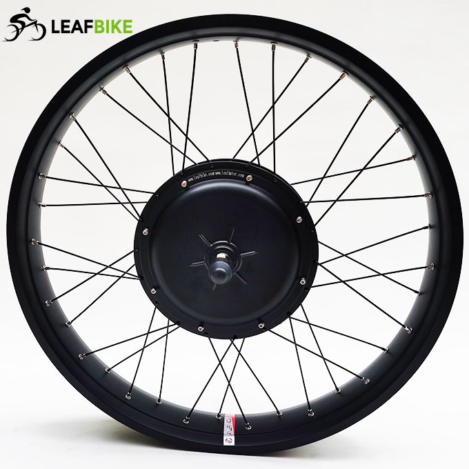 26 inch 48V 52V 1500W front hub motor - Beach Snow Fat Tire bike conversion kit