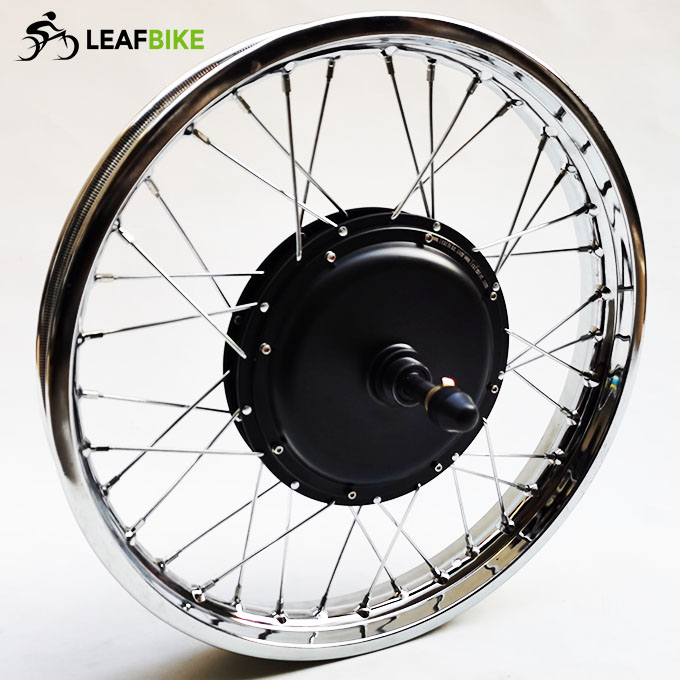 1.85 - 19 inch 48V 52V 1500W rear electric motorcycle motor wheel
