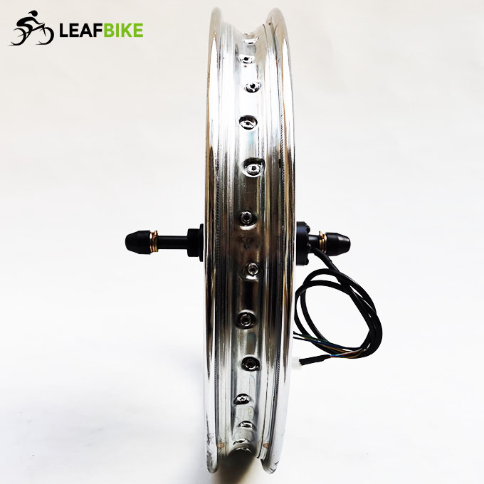 1.85 - 19 inch 48V 52V 1500W rear electric motorcycle motor wheel