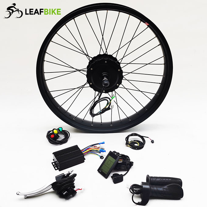 26 inch 48V 52V 500W 750W 1000W freewheel Cassette beach snow fat bike hub motor conversion kit
