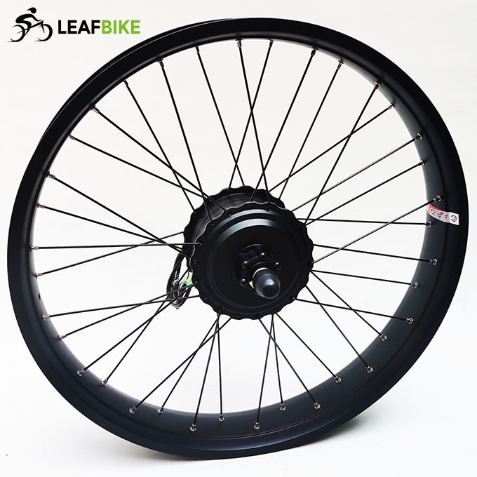 26 inch 48V 52V 500W 750W 1000W freewheel Cassette beach snow fat bike hub motor conversion kit