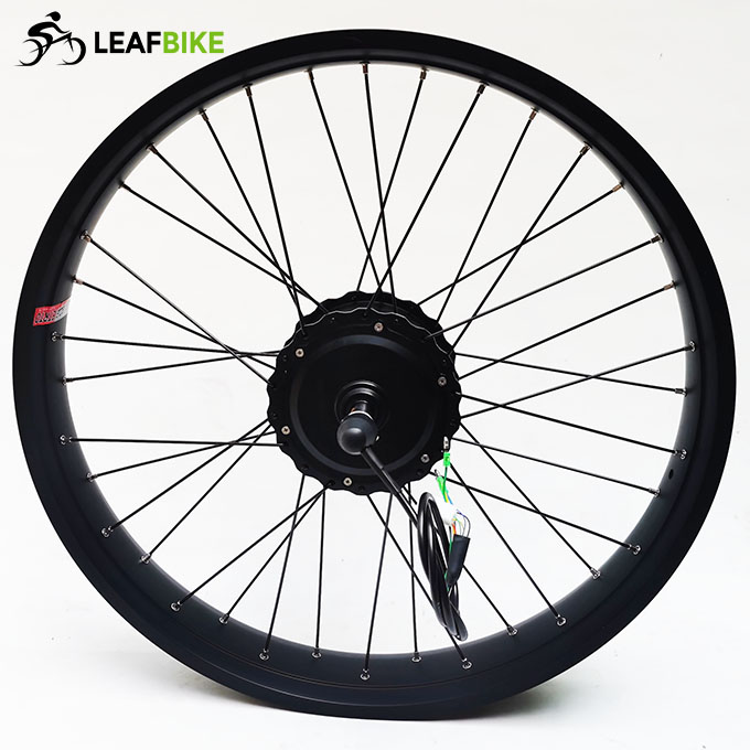 26 inch 48V 52V 500W 750W 1000W freewheel Cassette beach snow fat bike hub motor conversion kit