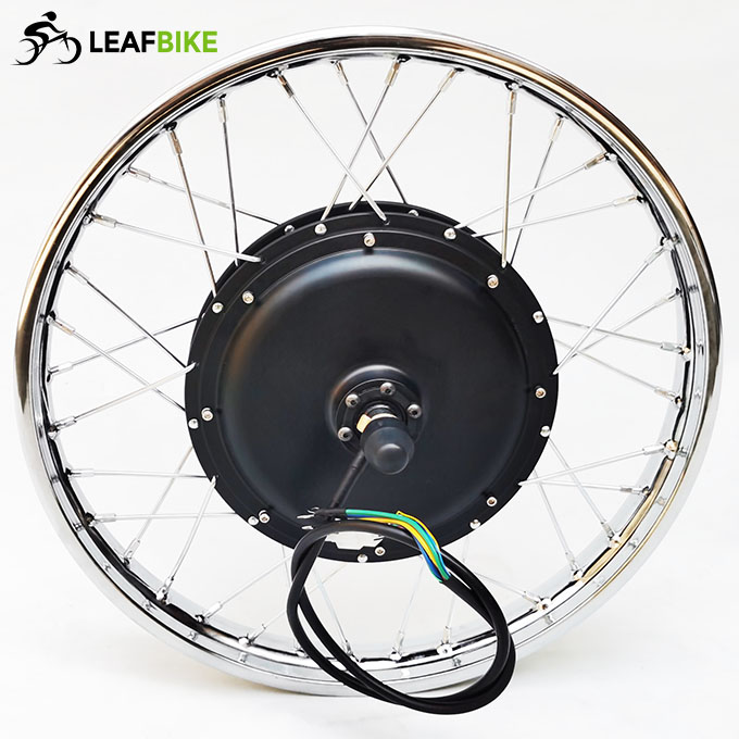 1.4 - 17 inch 48V 52V 1500W rear electric motorcycle motor wheel