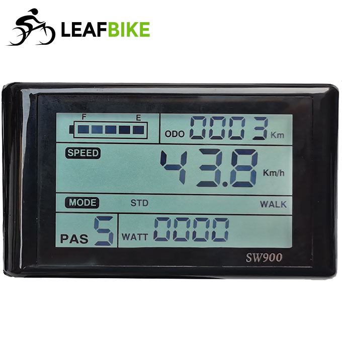 48V 52V 1000W electric hub motor controller with LCD screen