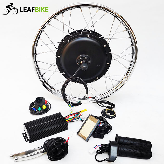 1.4 - 17 inch 60V 2000W rear electric motorcycle motor kit