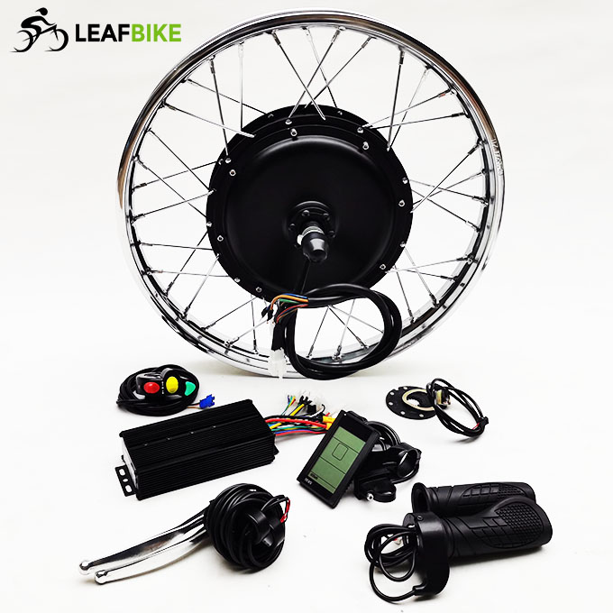 1.4 - 17 inch 48V 52V 2000W rear electric motorcycle motor kit