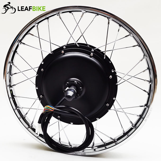1.4 - 17 inch 48V 52V 2000W rear electric motorcycle motor kit