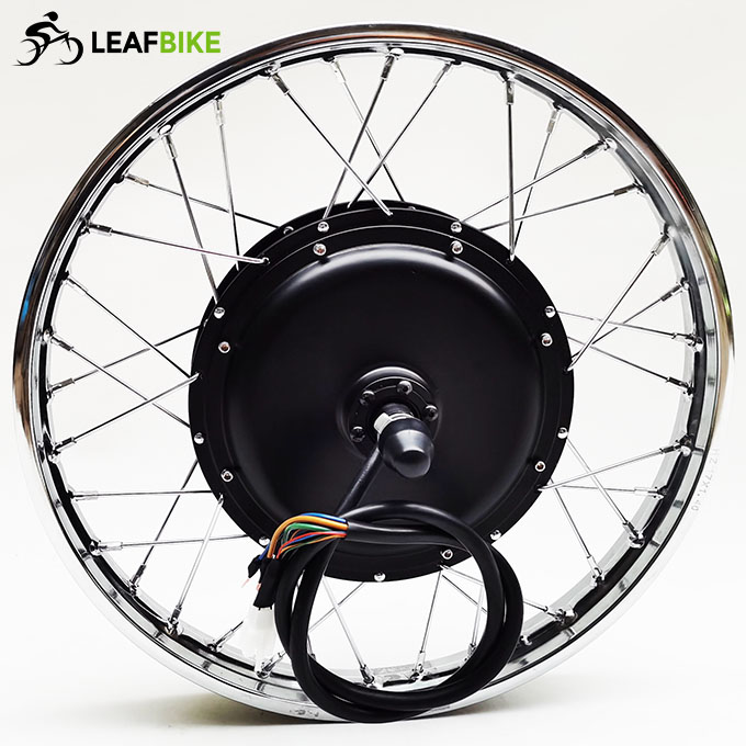 1.4 - 17 inch 48V 52V 2000W rear electric motorcycle motor kit