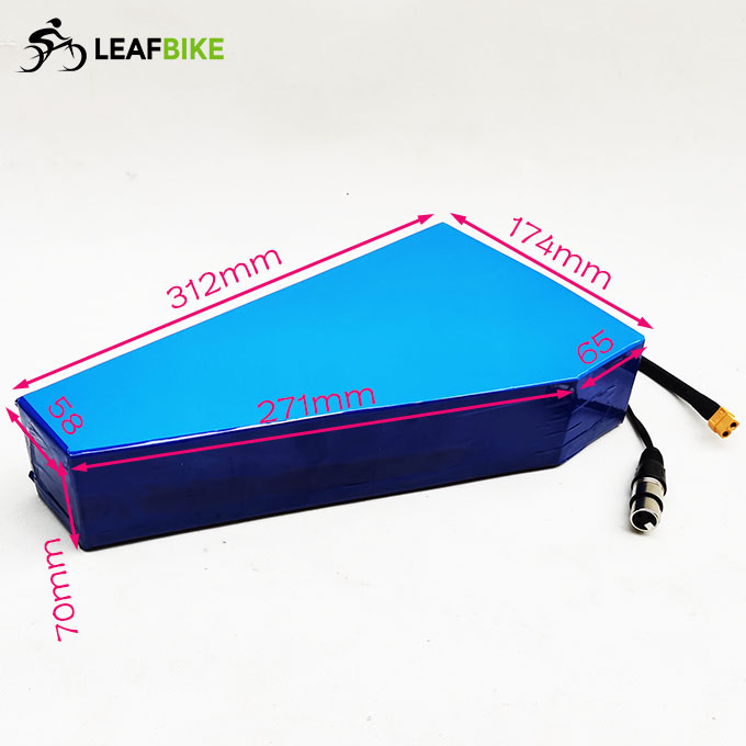 48V 20AH 1500W electric bike triangle battery