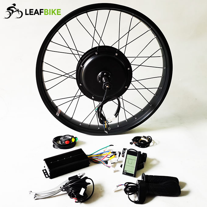 26 inch 48V 52V 1500W beach snow fat tire single side shaft motor kit