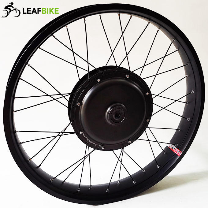 26 inch 48V 52V 1500W beach snow fat tire single side shaft motor kit