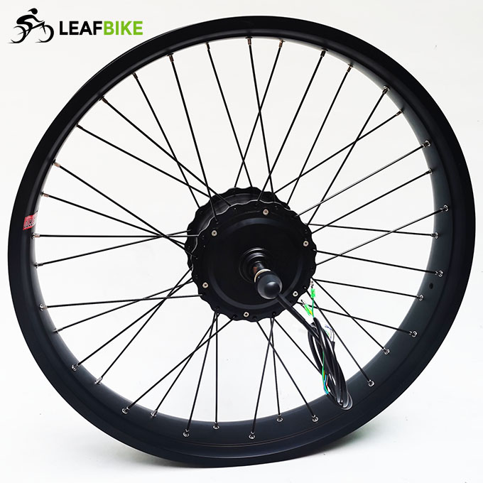 26 inch 48V 52V 500W 750W 1000W freewheel Cassette fat bike motor wheel