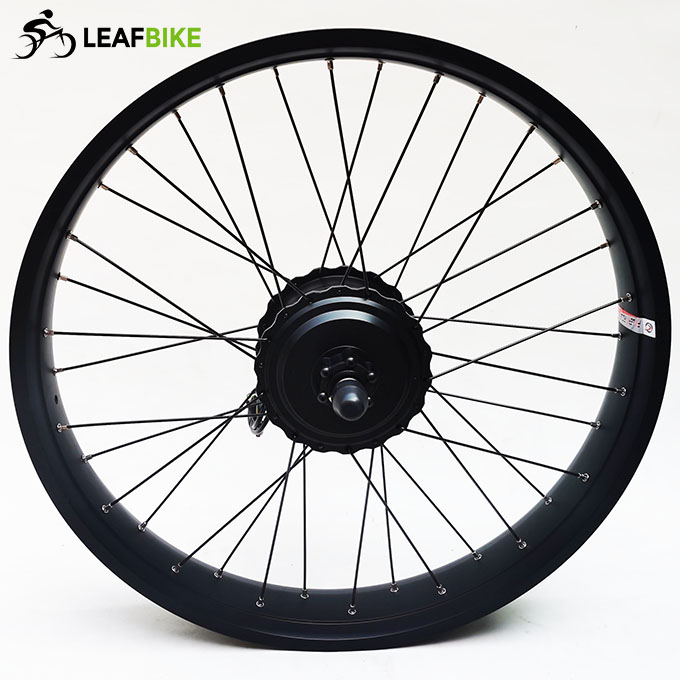 26 inch 48V 52V 500W 750W 1000W freewheel Cassette fat bike motor wheel