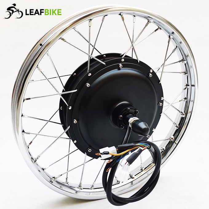 1.4 - 17 inch 48V 52V 2000W rear electric motorcycle motor kit
