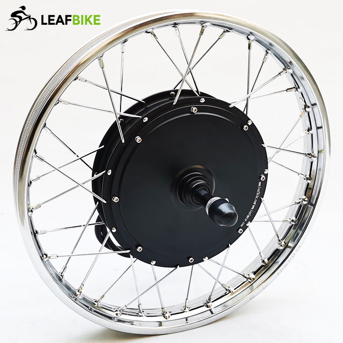 1.4 - 17 inch 48V 52V 2000W rear electric motorcycle motor kit