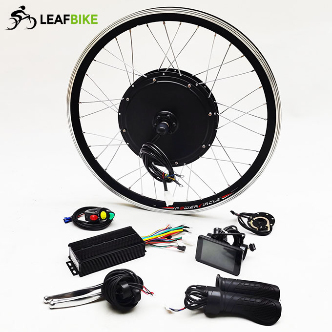 24 inch 48V 52V 1500W front hub motor electric bike conversion kit