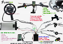 12 inch front electric hub motor bike conversion kit wire diagram