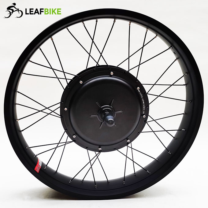 24 inch 48V 52V 1000W front beach snow fat bike motor wheel