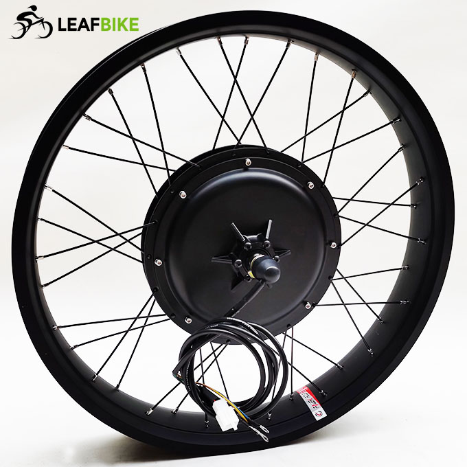 24 inch 48V 52V 1000W front beach snow fat bike motor wheel