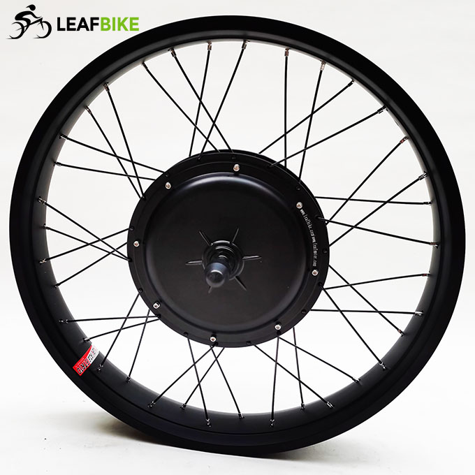 24 inch 48V 52V 1000W front beach snow fat bike motor wheel