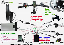 18 inch single shaft hub motor kit wire diagram