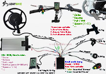 18 inch front hub motor kit wire diagram