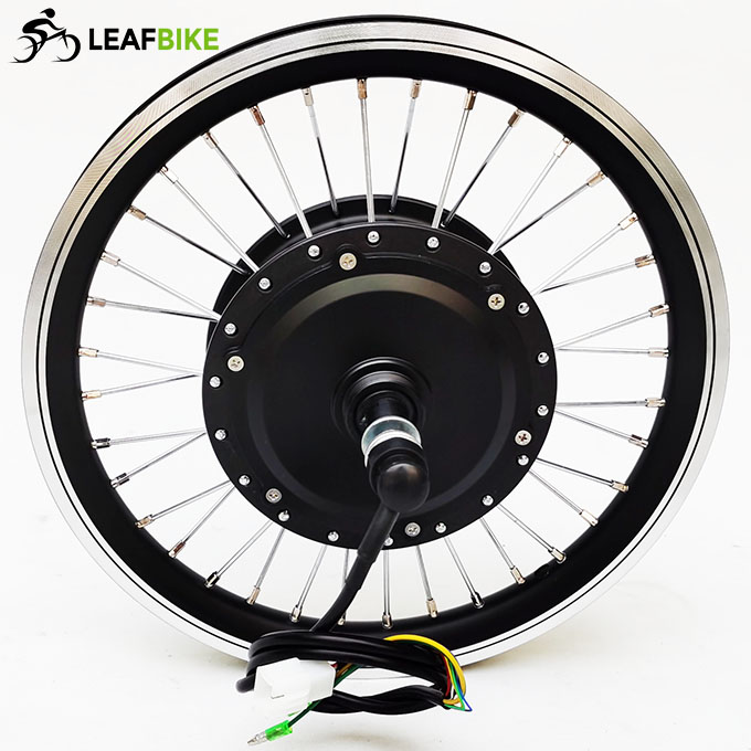 16 inch 48V 52V 500W rear brushless geared hub motor - electric bike kit