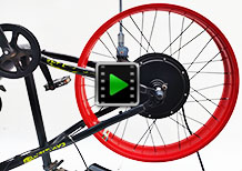 26 inch high power rear hub motor electric bike conversion kit video