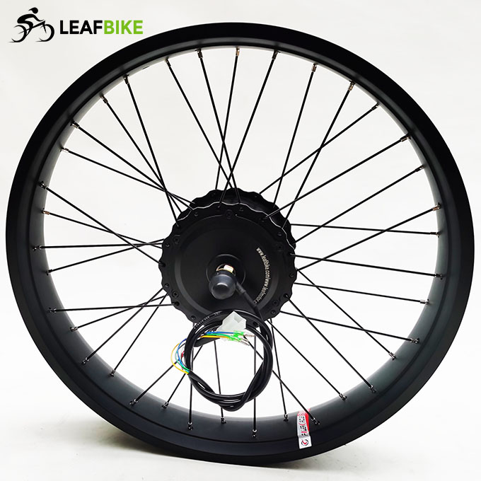 24 inch 48V 52V 500W 750W 1000W freewheel Cassette fat bike motor wheel