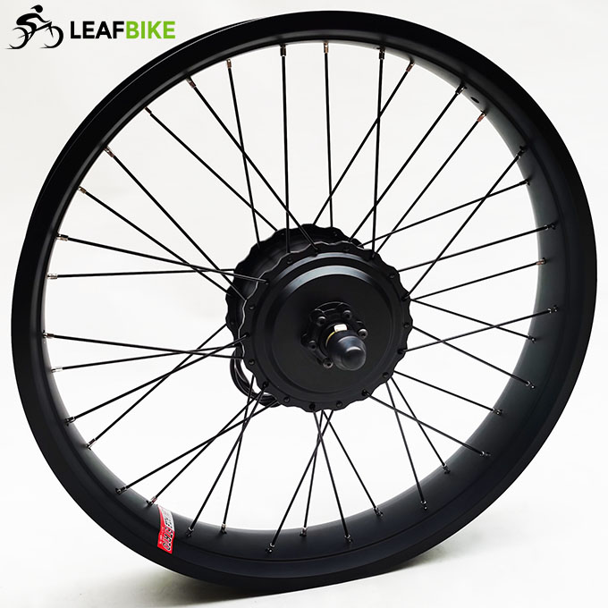 24 inch 48V 52V 500W 750W 1000W freewheel Cassette fat bike motor wheel