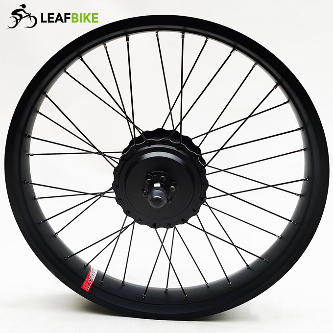 24 inch 48V 52V 500W 750W 1000W freewheel Cassette fat bike motor wheel