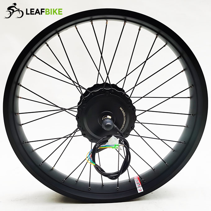 24 inch 48V 52V 500W 750W 1000W freewheel Cassette fat bike motor wheel