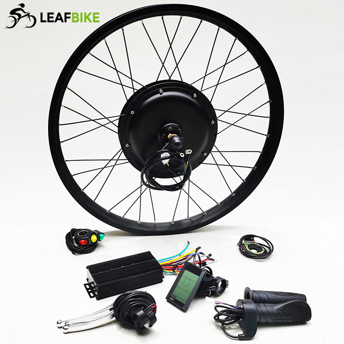 Wide rim 26 inch 48V 52V 1500W rear hub motor - bike conversion kit