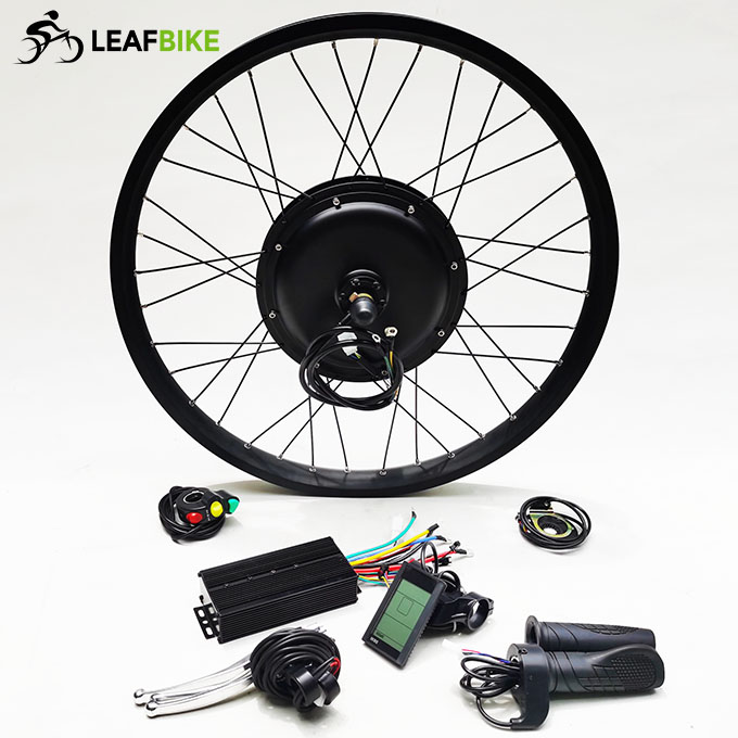 Wide rim 26 inch 48V 52V 1500W rear hub motor - bike conversion kit