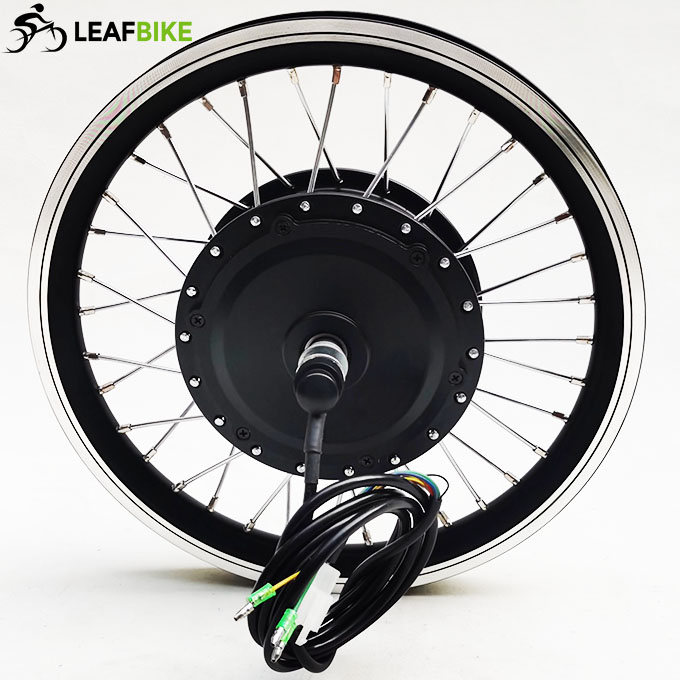 16 inch 48V 52V 500W front brushless geared hub motor